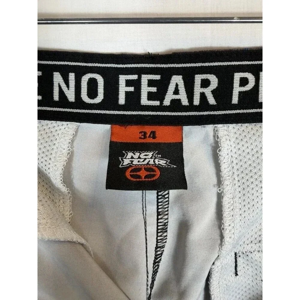 No Fear Performance Thread Collective Y2K Cargo Shorts Red Blue Plaid Men’s 34